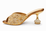 ELEGANT GOLD HIGH HEEL SANDEL