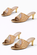 ELEGANT GOLD HEEL SANDALS