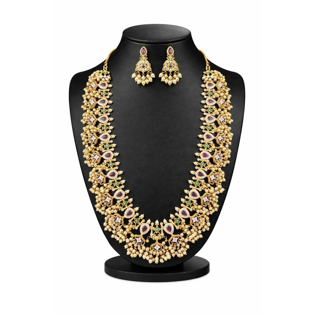 AVANI KUNDAN PEARL NECKLACE SET 