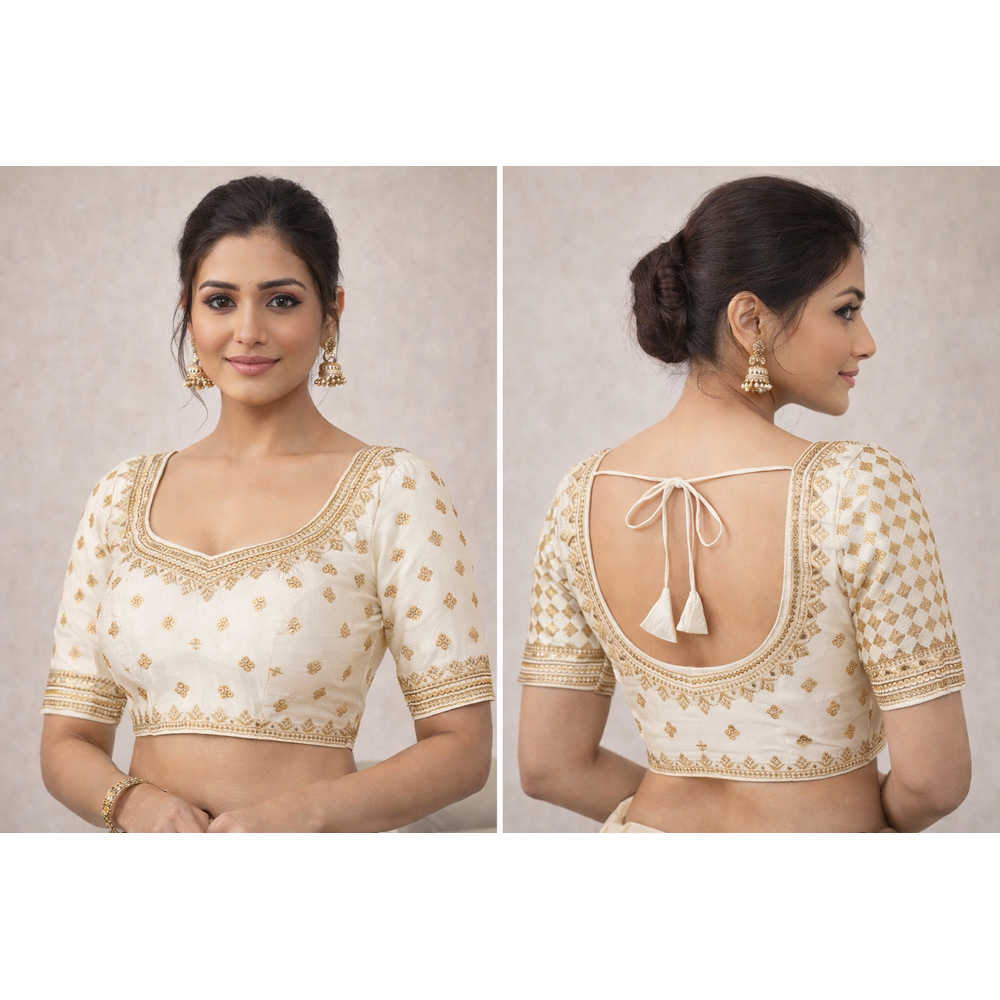 ELEGANT EMBROIDERED DESIGNER BLOUSE