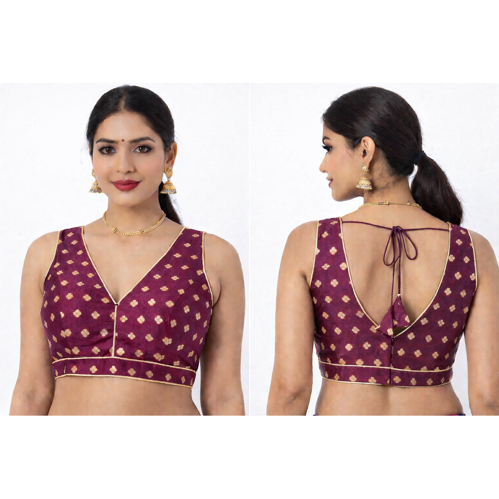 ELEGANT BANARASI BROCADE BLOUSE 