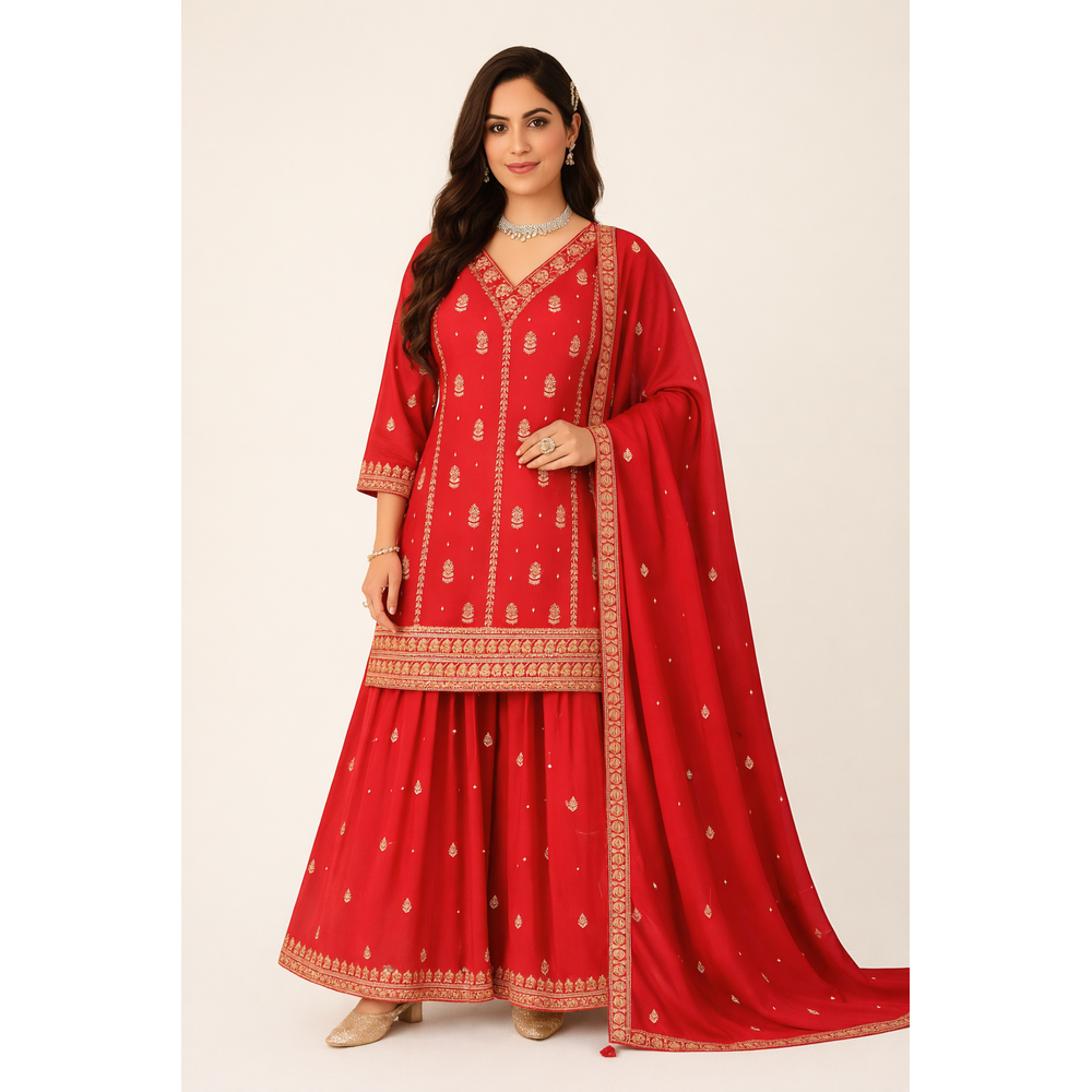 SAHARA LADIES PLAZO SUIT 