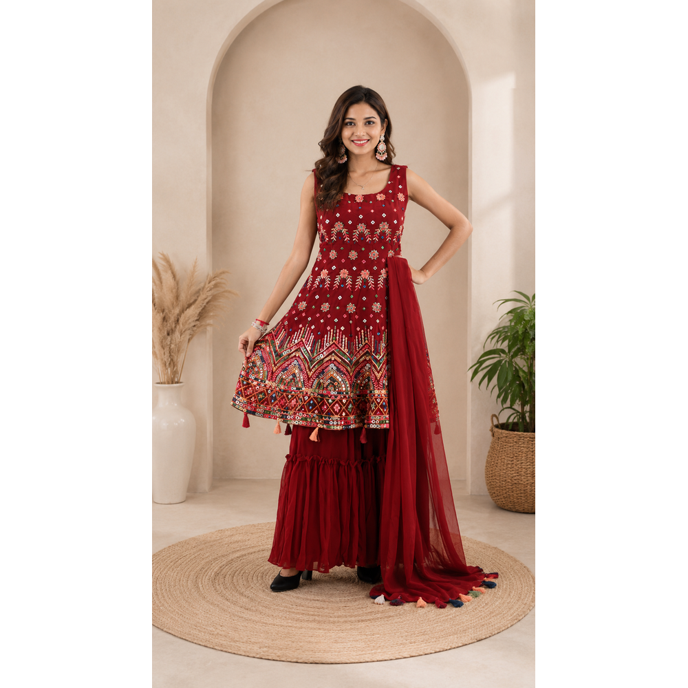 ZIYA SHARARA SUIT 