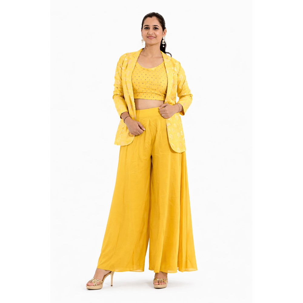 MEENA JACKET PLAZO SUIT