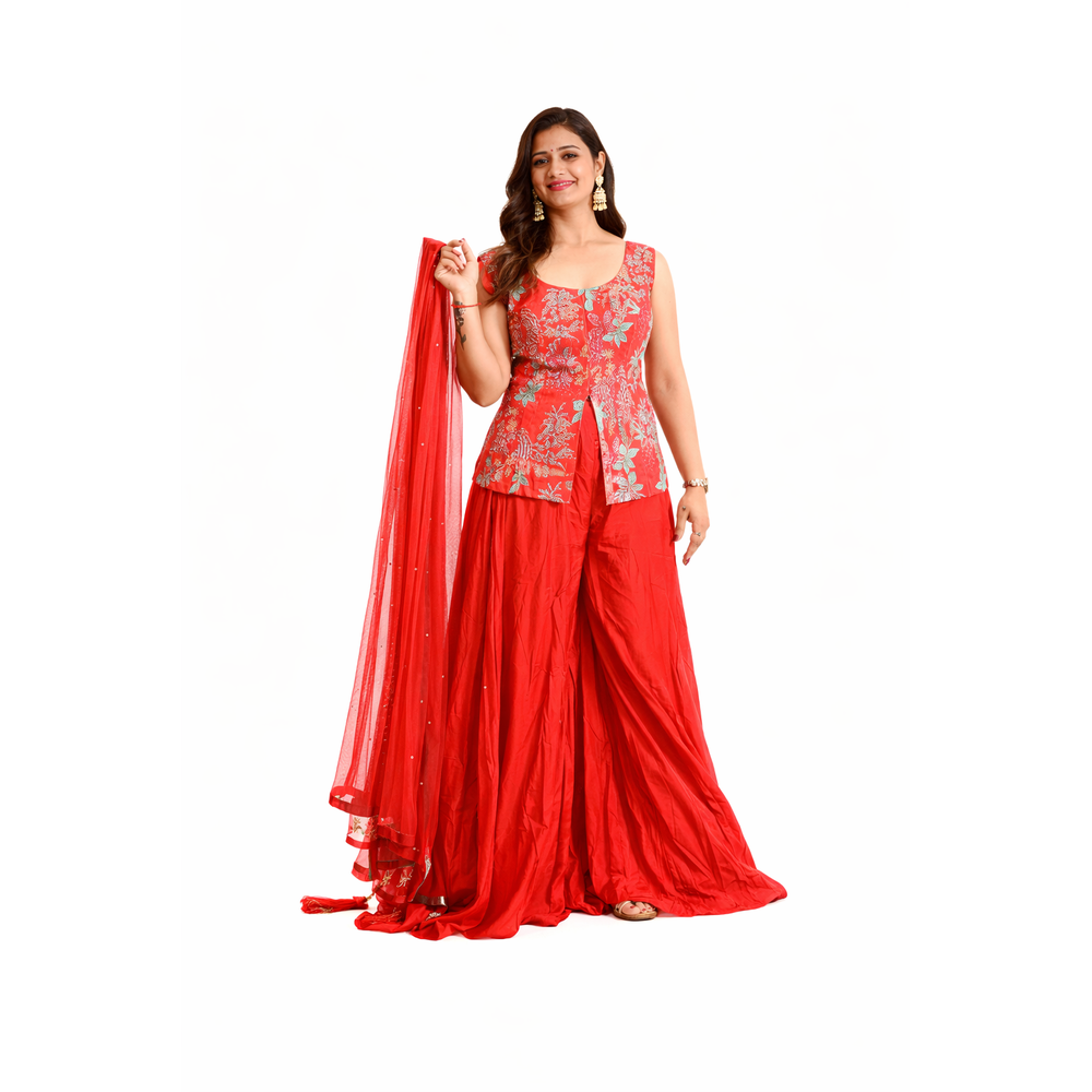 SAMANTHA CHOLI PLAZO SUIT 