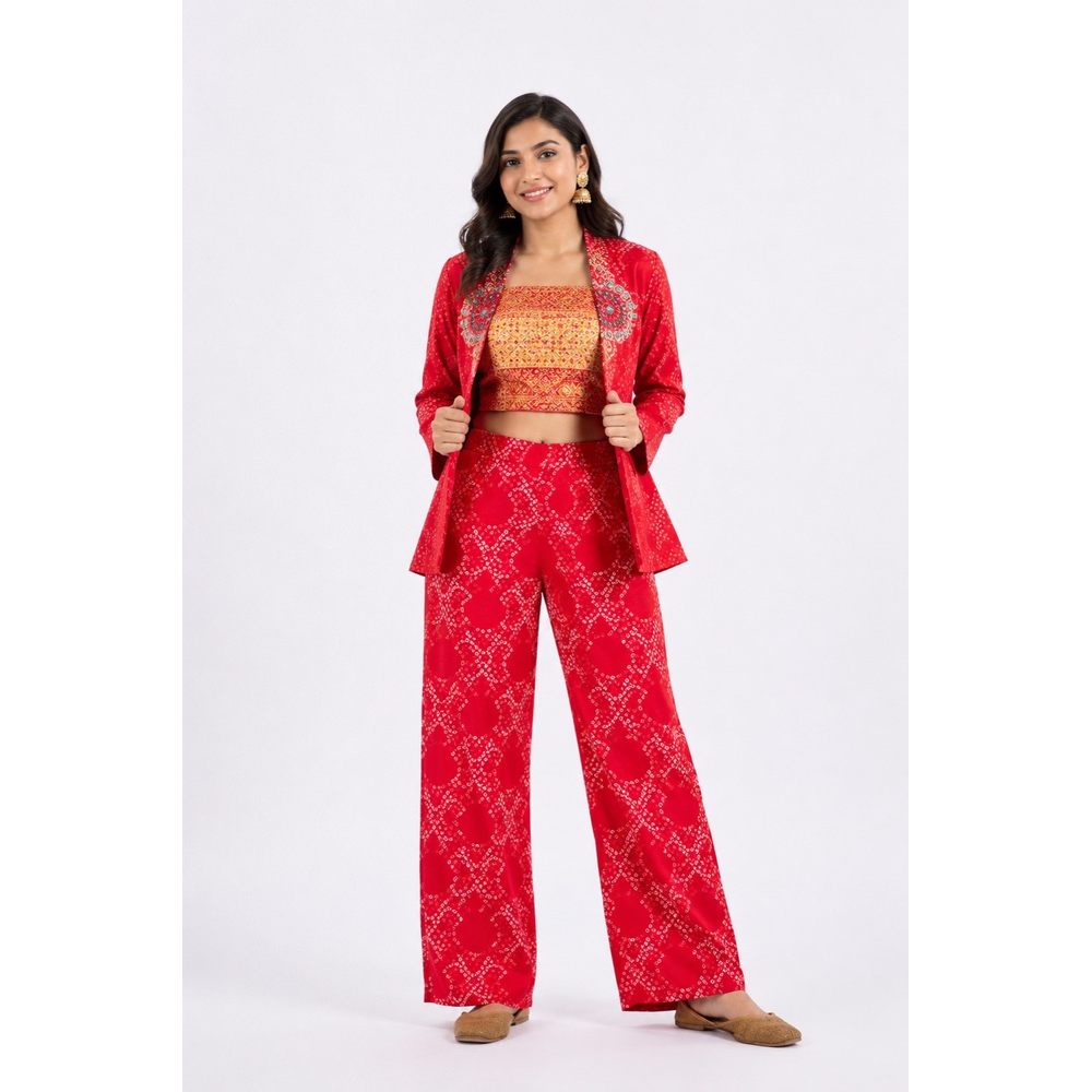 ANJALI JACKET PLAZO SUIT 
