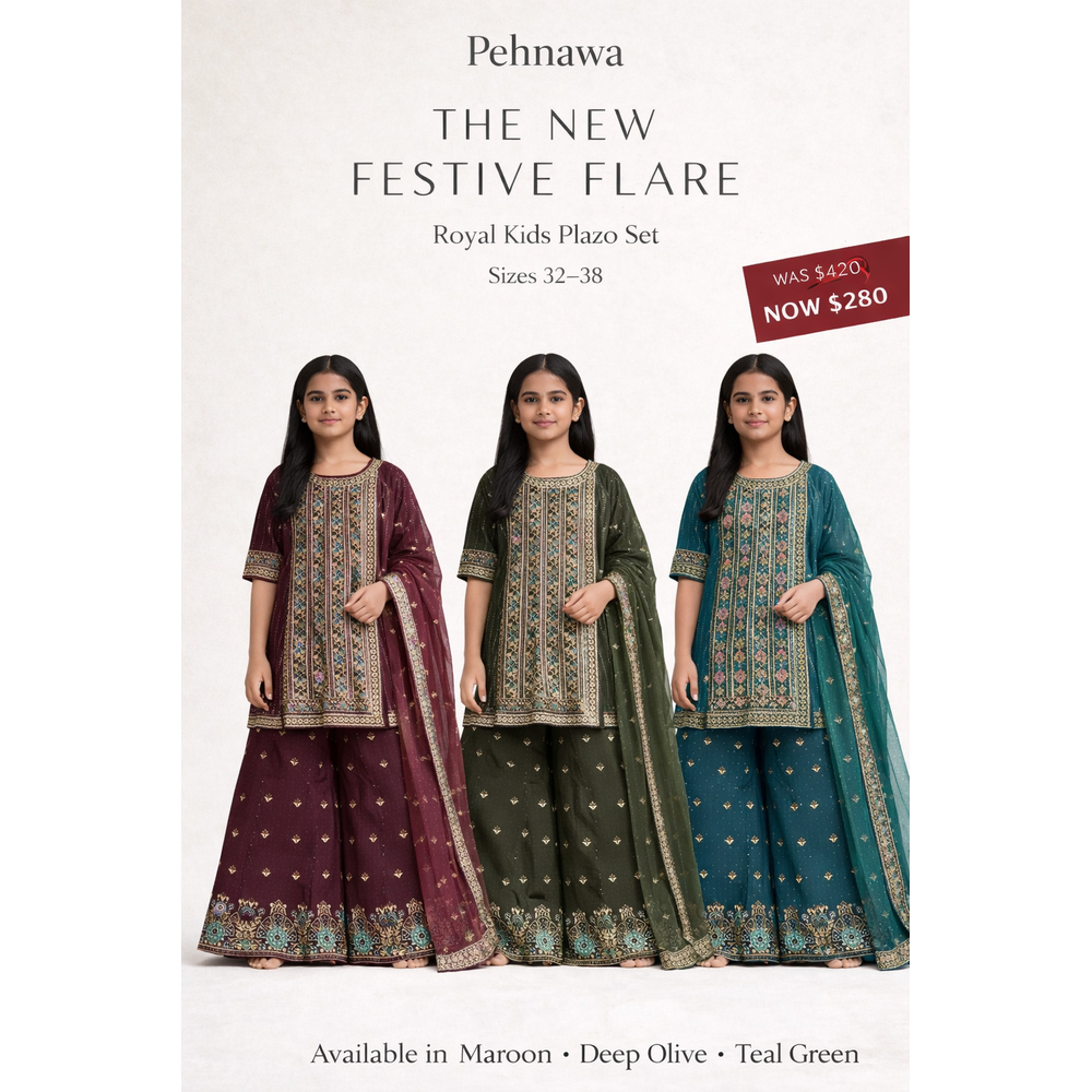 AAROHI GIRLS PLAZO SUIT