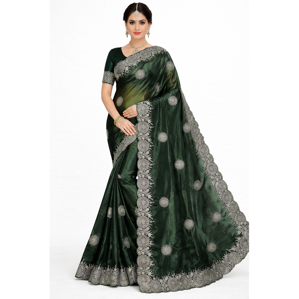 MIRZA EXCLUSIVE TISSUE SAREE