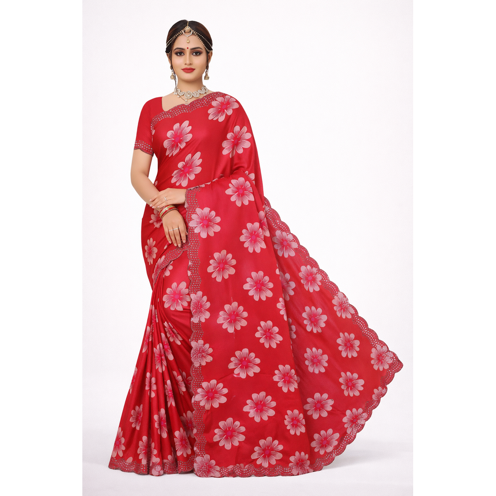 SANJANA FLORAL FANCY SAREE