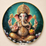 LORD GANESHA ORNATE FRAME