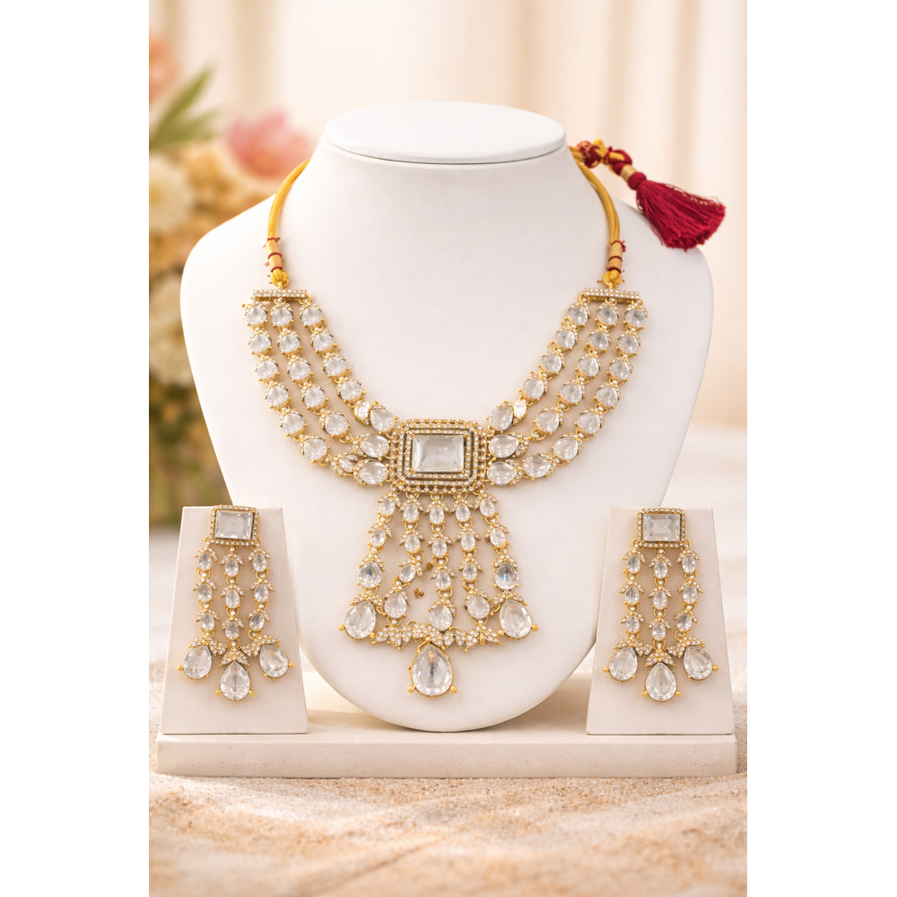 KUNDAN NECKLACE SET