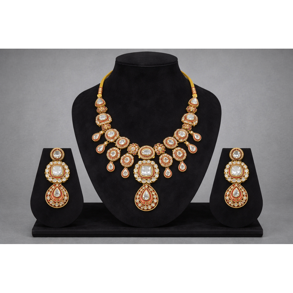 KUNDAN NECKLACE SET