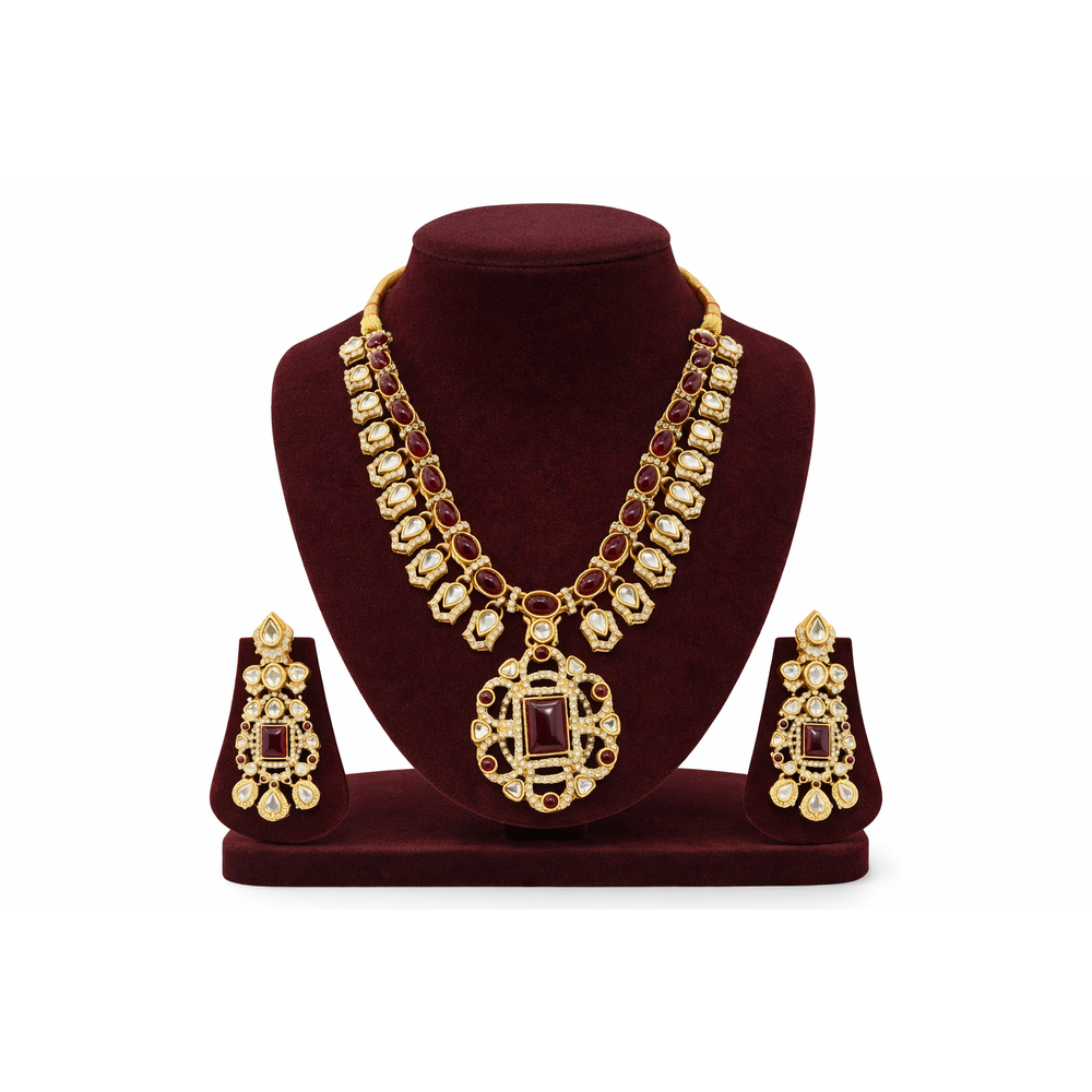 KUNDAN NECKLACE SET