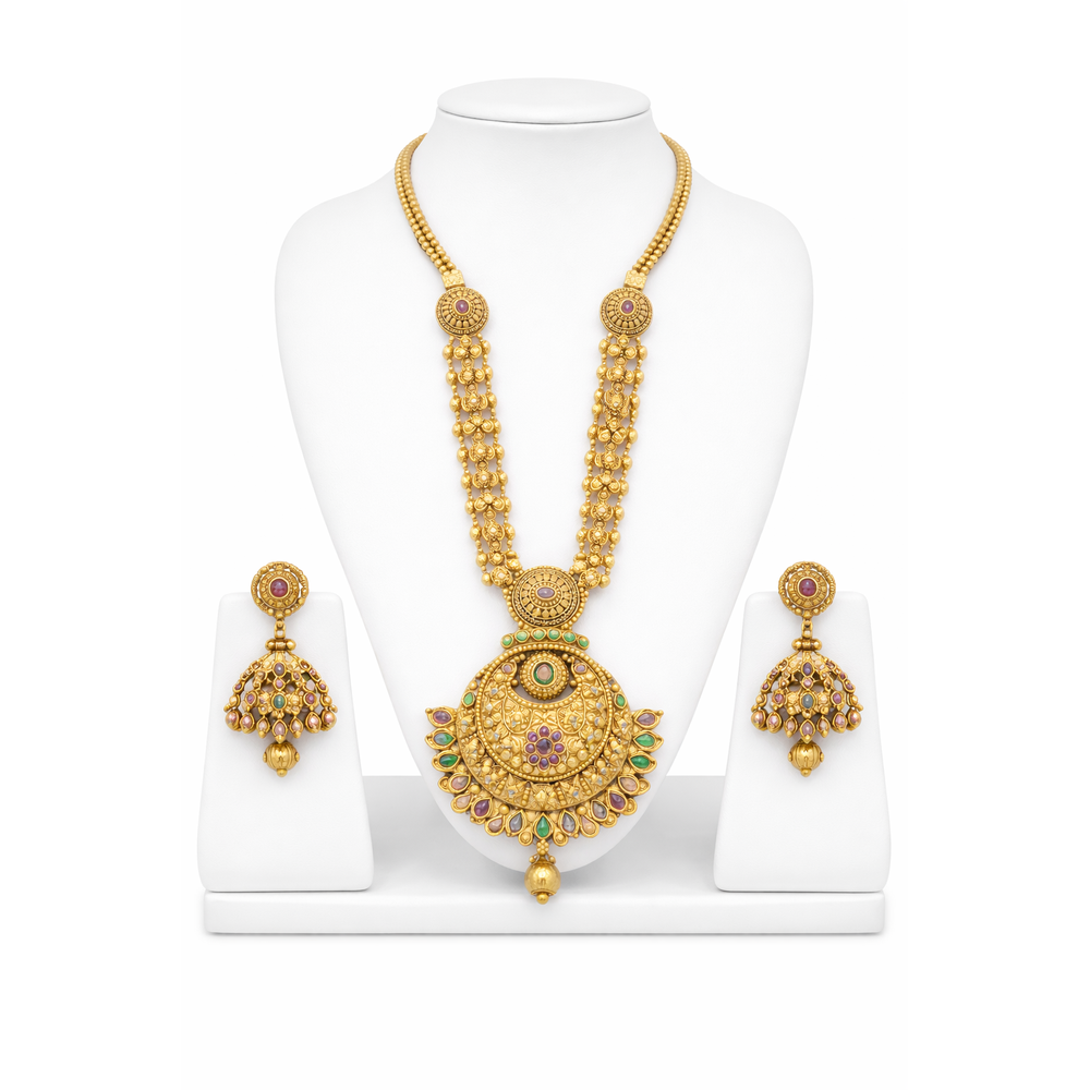 TEMPLE JEWELLERY SET