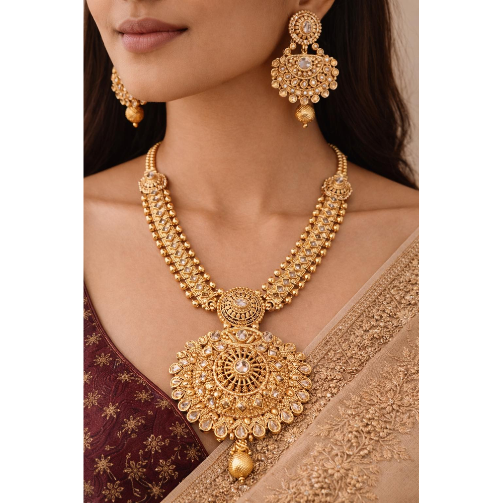 TEMPLE JEWELLERY SET