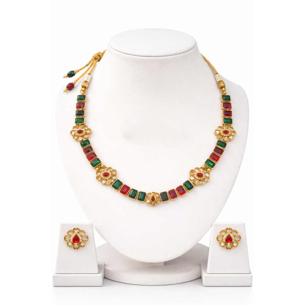 KUNDAN NECKLACE SET