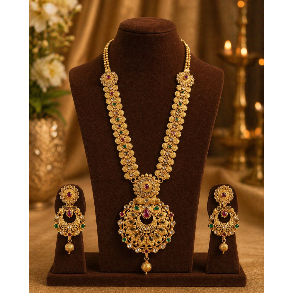 TEMPLE NECKLACE SET