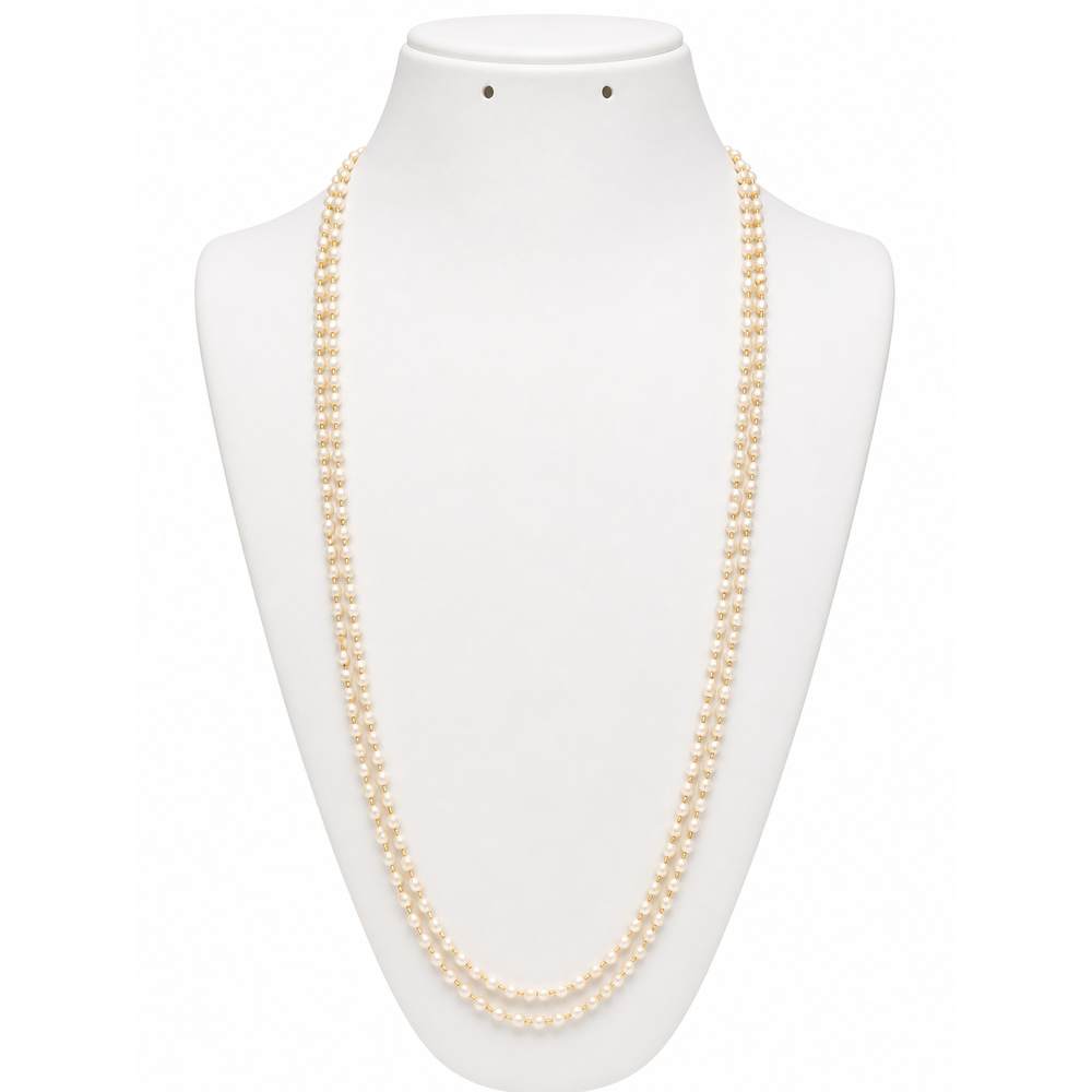 GOLD PEARL CHAIN NECKLACE