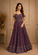 LYLA EMBROIDERED OFF-SHOULDER GOWN