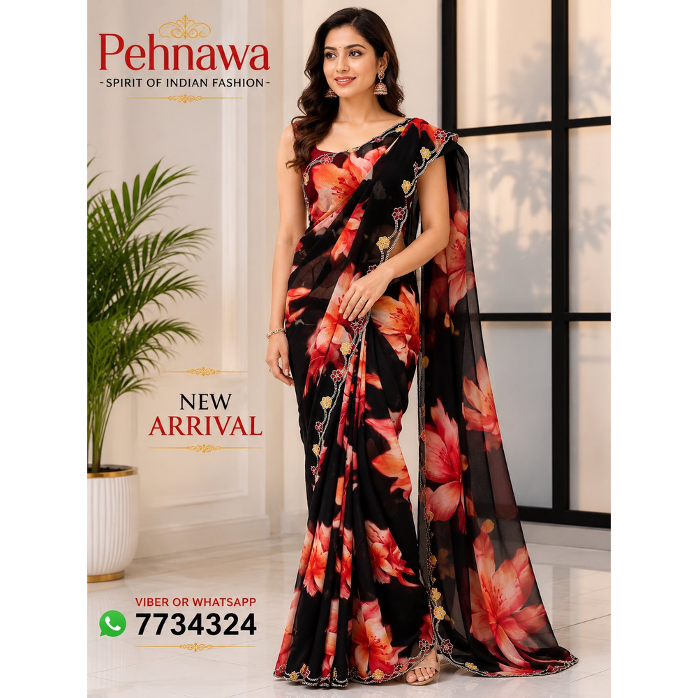 KASHIKA RINTED SAREE