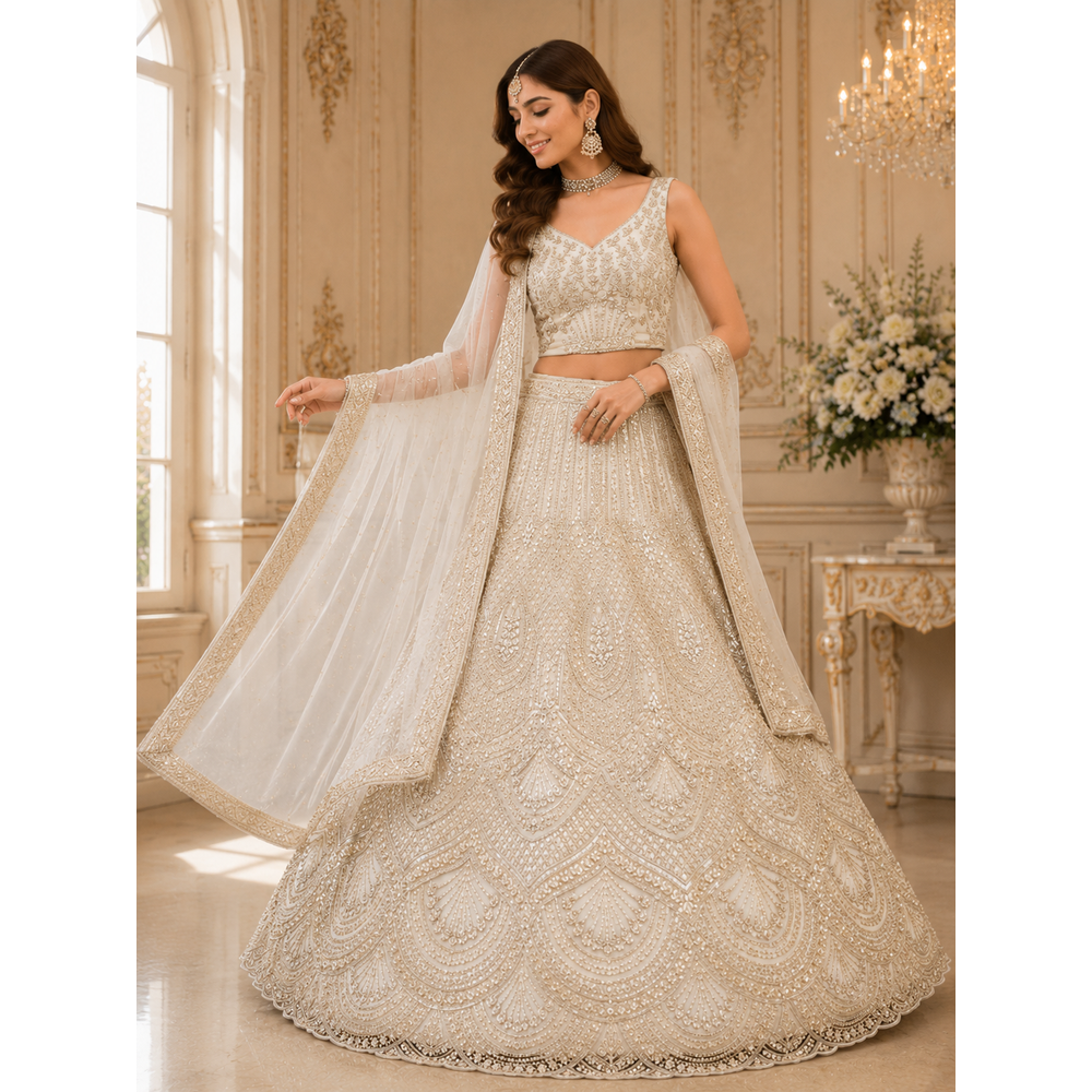 NISHI UNSTITCHED LENGHA SUIT