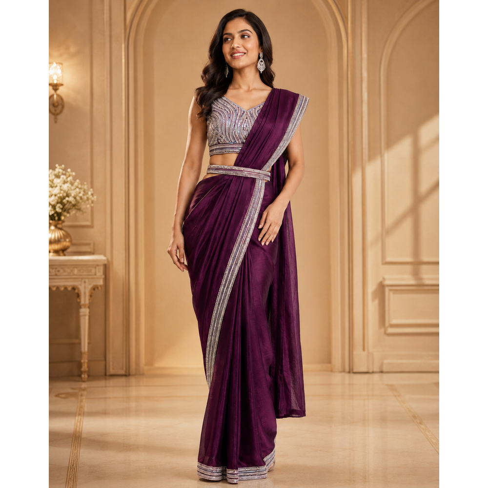 RIA READY-TO-WEAR SAREE 