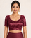 TIA VELVET STRETCH BLOUSE