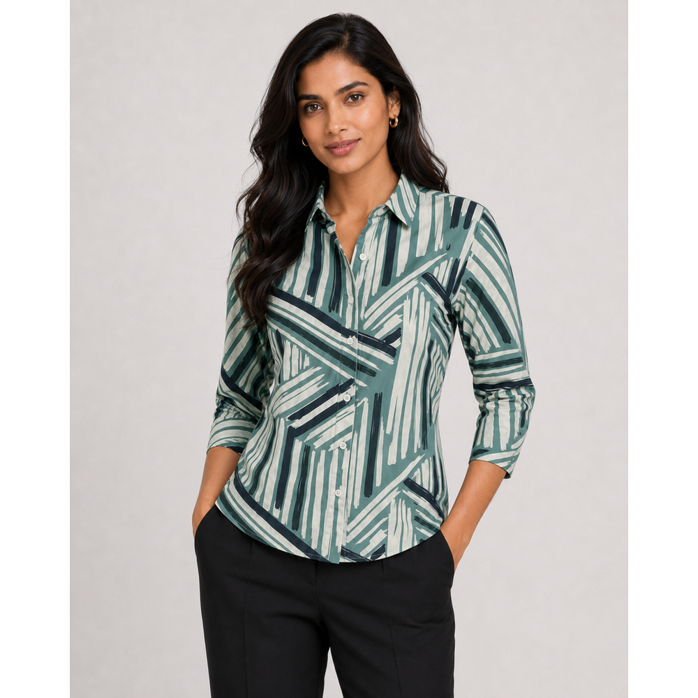 LADIES CASUAL PRINTED TOP ONLY