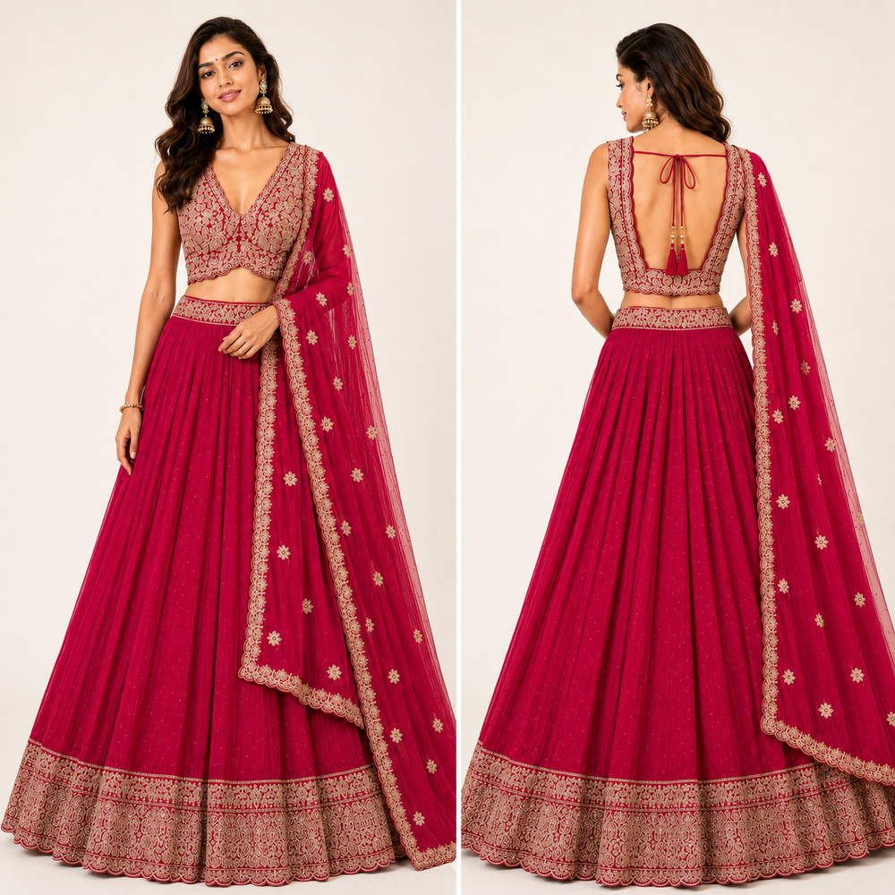 RUMANA STITCHED LEHENGA SUIT
