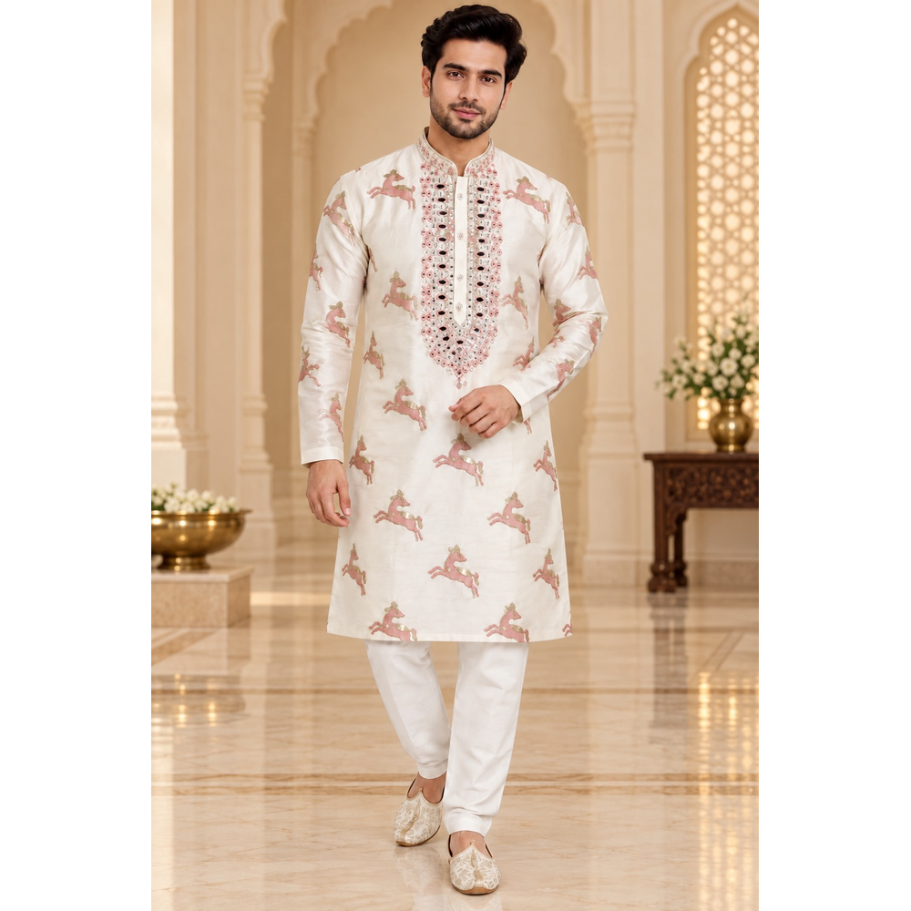BASIR DESIGNER KURTA SET