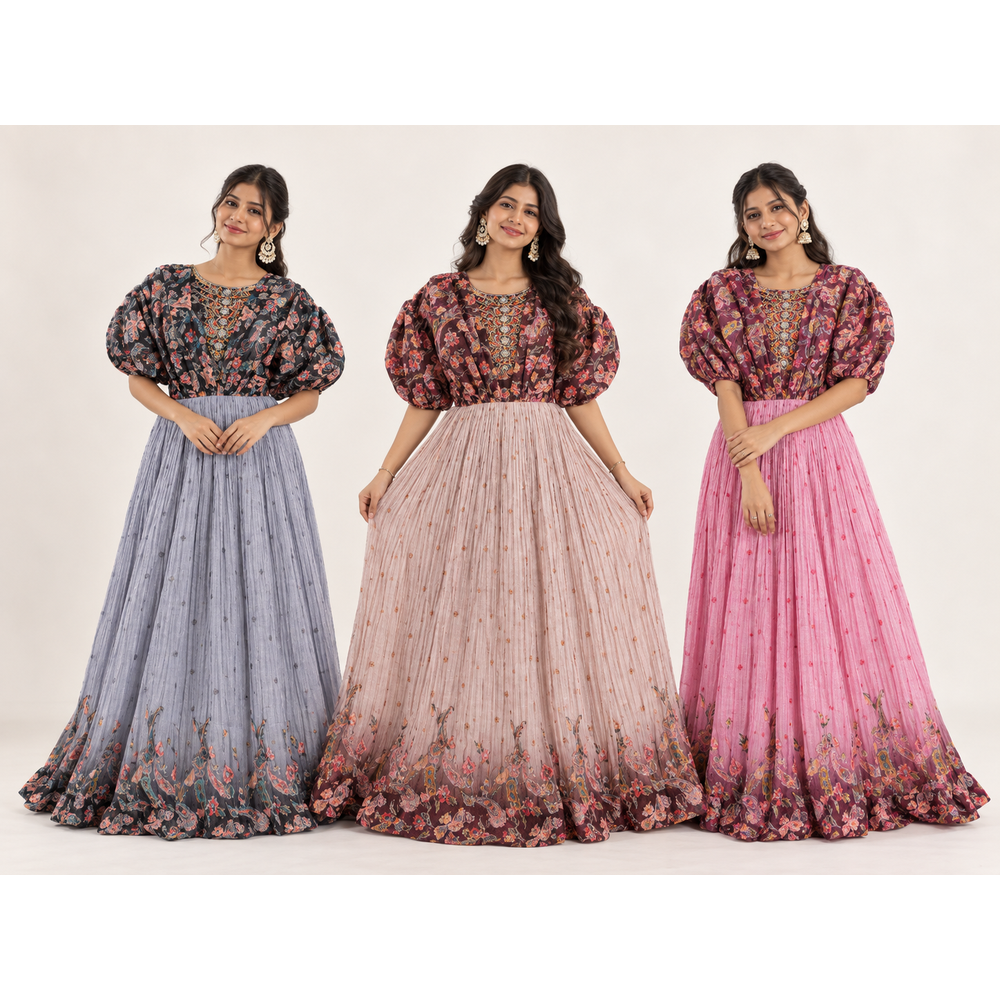 KATHA LADIES GOWNS 