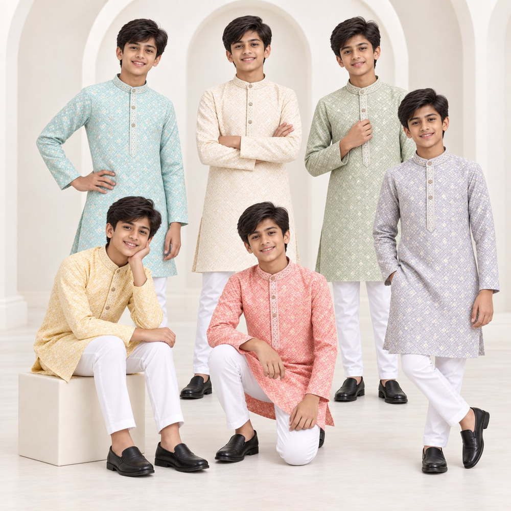 JAMES TEENAGE BOYS KURTA SET 