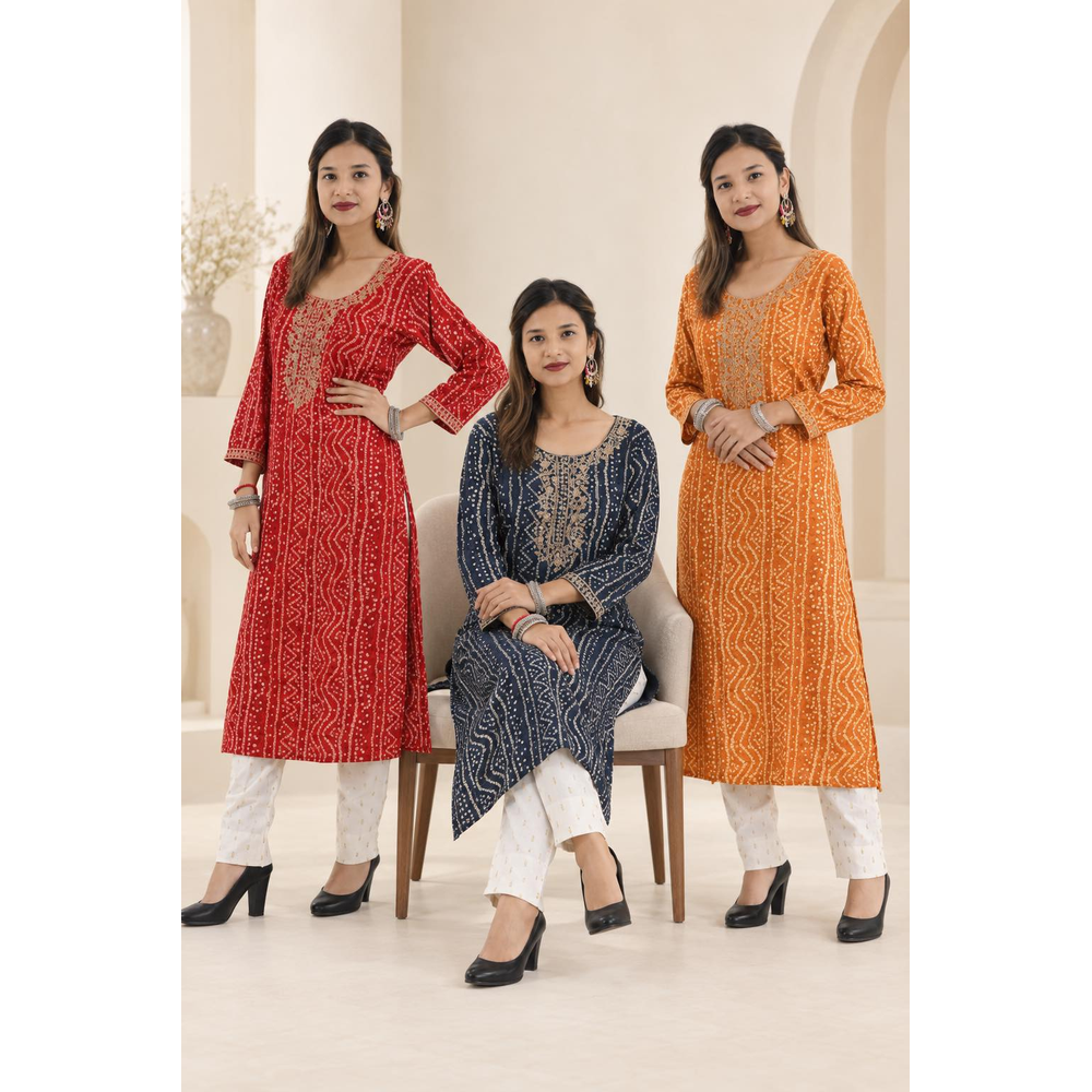 LAVANYA BANDHANI KURTI 