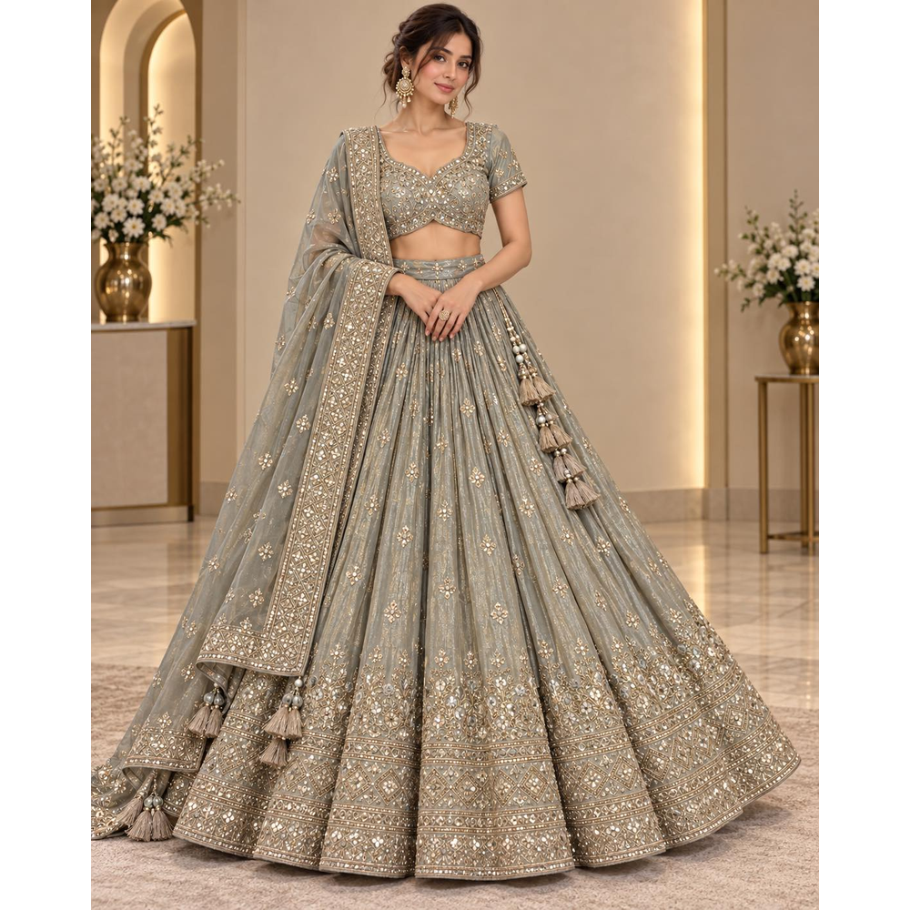 GANGA STITCHED LEHENGA SUIT