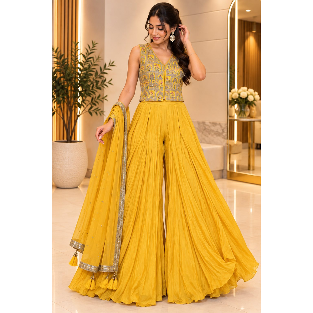 BANDHIYA SHARARA SUIT