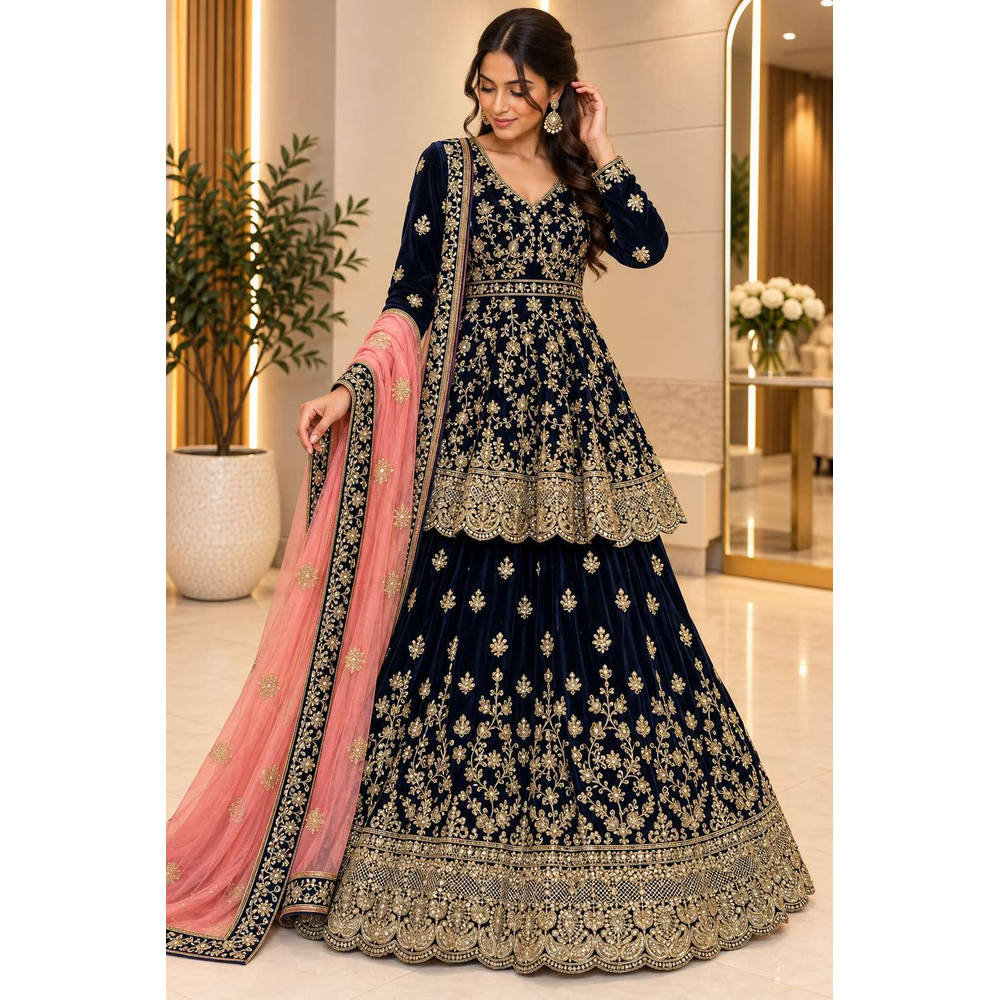 SAMAIRE SEMI STITCHED LENGHA SUIT 