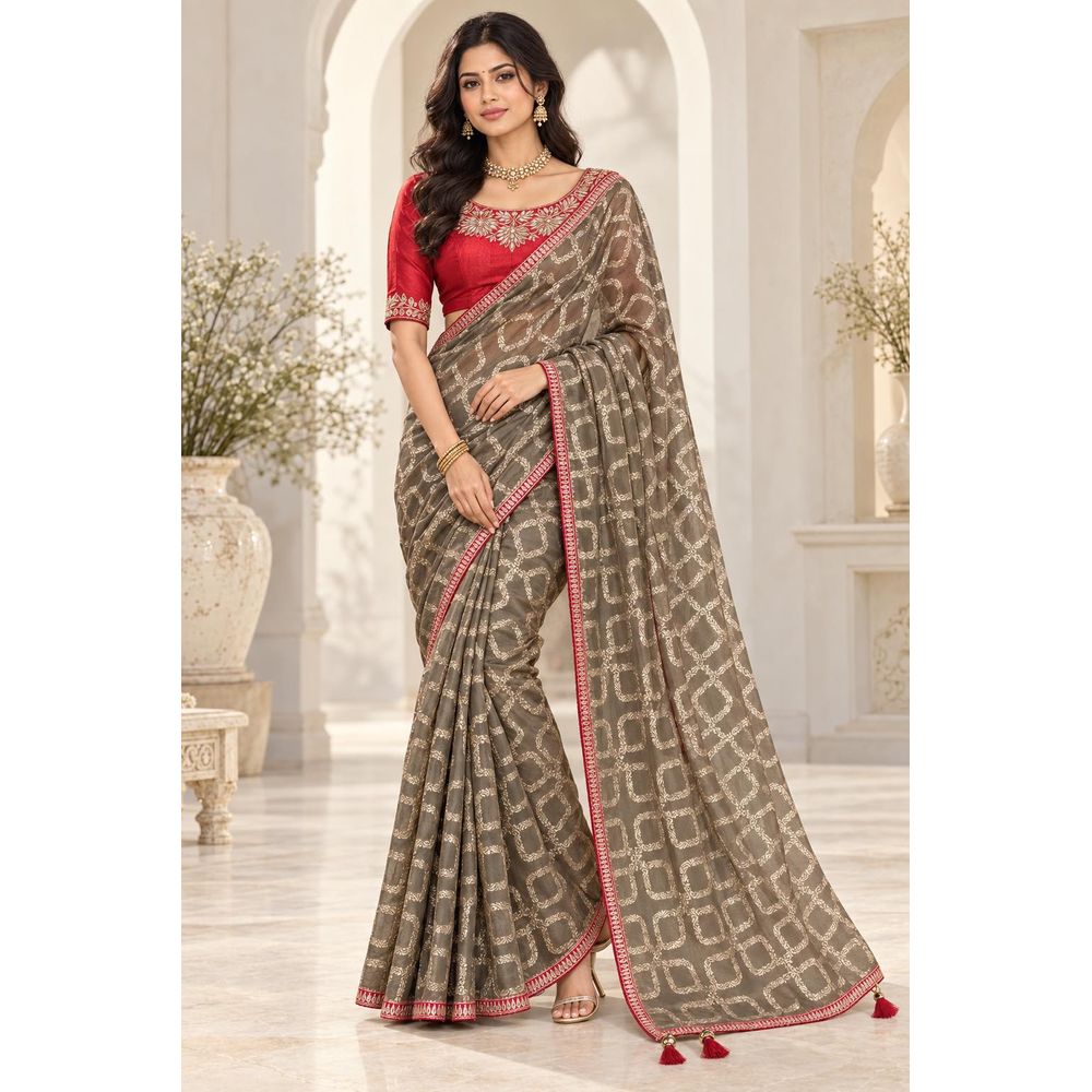 ANANYA SAREE WITH READY BLOUSE 