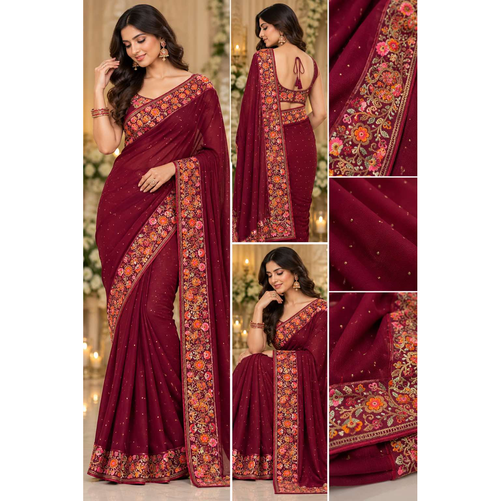VIKASHNI CHIFFON SAREE