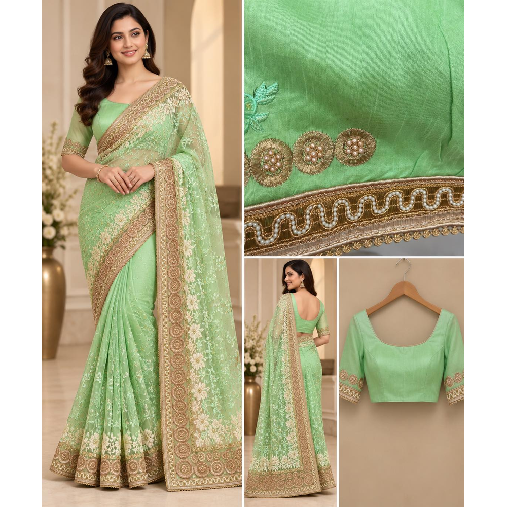 SHILA NETTING SAREE
