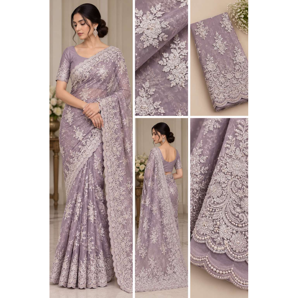 KHUSHI NETTING SAREE