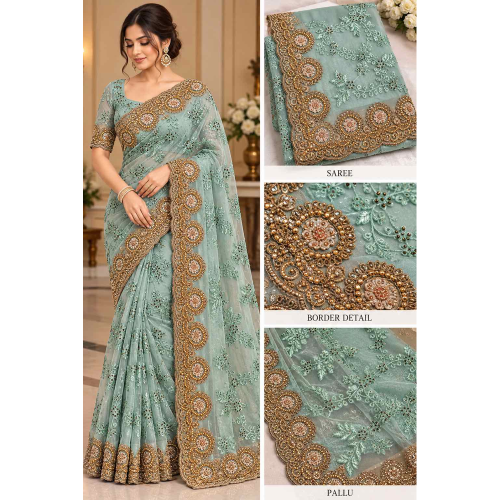 REENA NETTING SAREE 