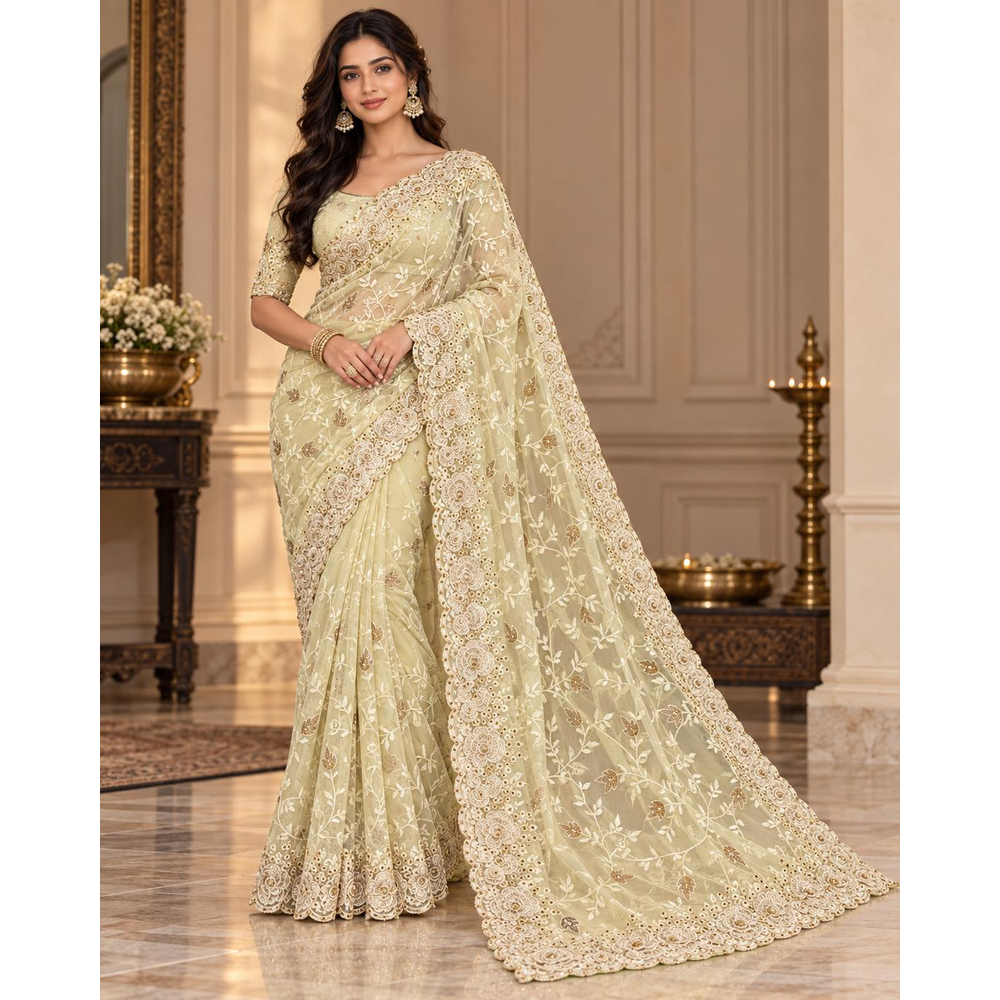 POONAM NETTING SAREE 