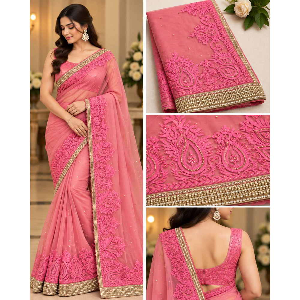 RIYA NETTING SAREE