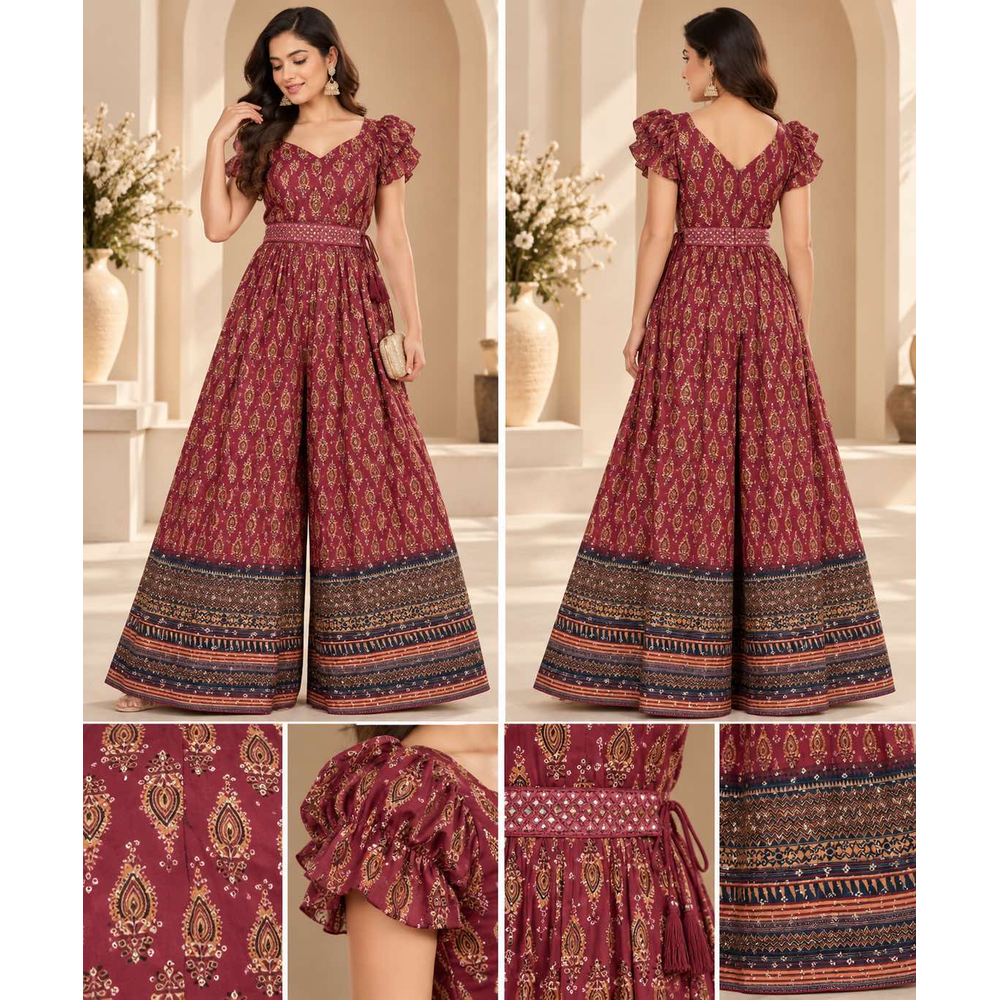 LADIES PLAZO SUIT