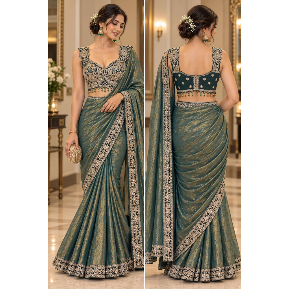 POOJA READY-TO-WEAR SAREE