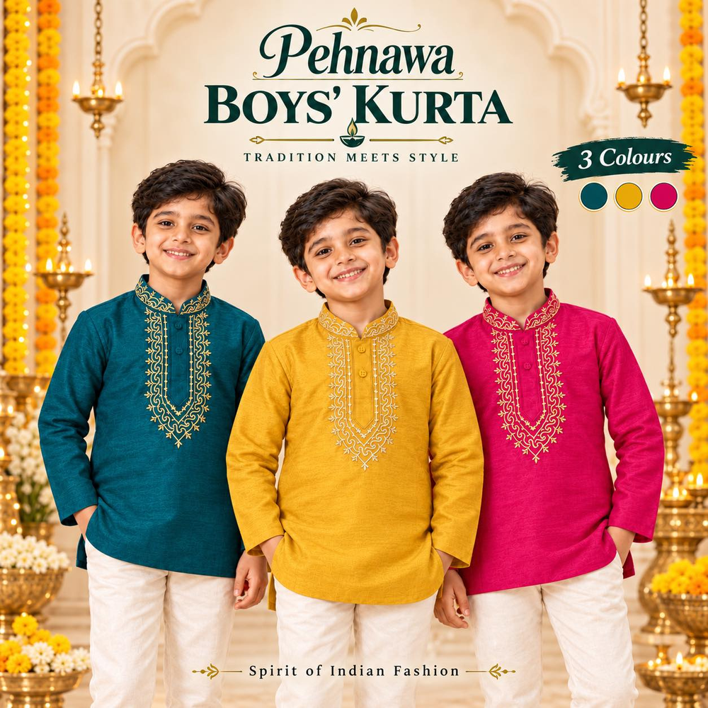 EKASNSH BOYS KURTA
