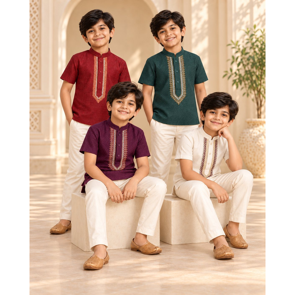 AARAV BOYS SHORT KURTA ONLY