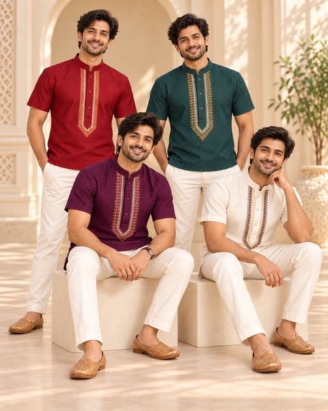 Veer Mans Short Kurta Only