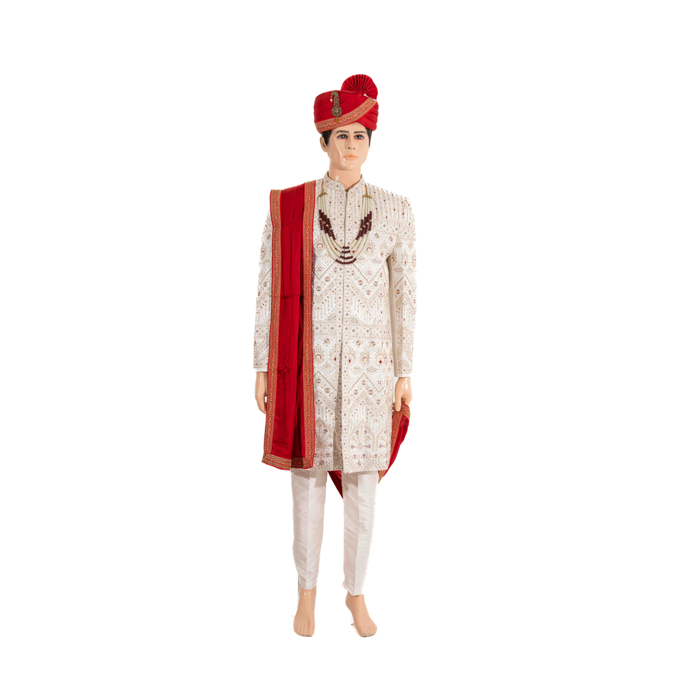 RAJKAPOOR GROOM SHERWANI SUIT ROK