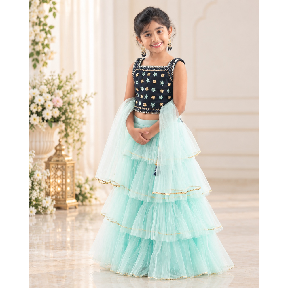 ABIYA GIRLS LEHNGA SUIT 
